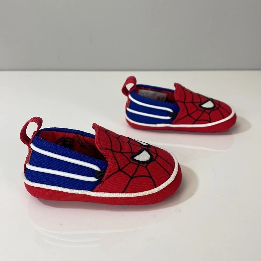Toms x Marvel Spider-Man Baby Lima Shoes Size T3